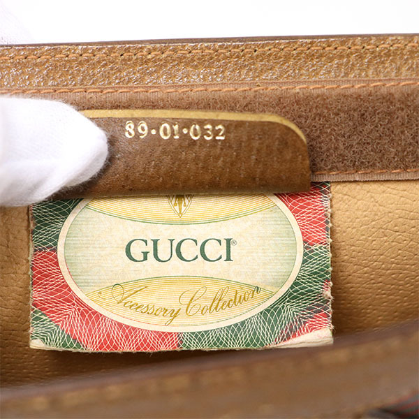 グッチ GUCCI レザー オールドグッチ リゲイトライン セカンドバッグ クラッチバッグ 89・01・033 【xx】【中古】4000008801100142_画像8