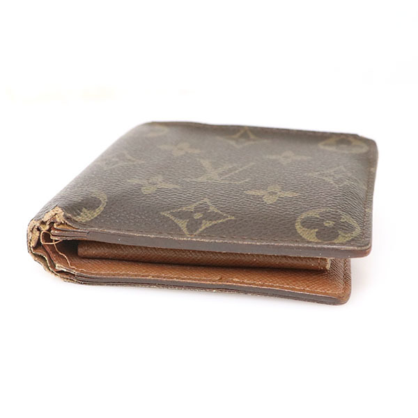 ルイヴィトン LOUIS VUITTON モノグラム ポルトフォイユ・マルコ M61675 ２つ折り財布 メンズ【xx】【中古】4000014801600905の画像3