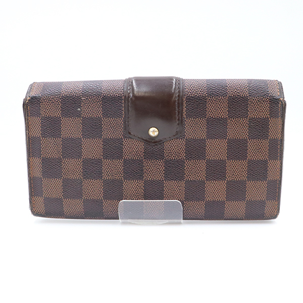 ルイヴィトン LOUIS VUITTON ダミエ ポルトフォイユ・システィナ N61747 長財布 レディース【xx】【中古】4000014800200903_画像2