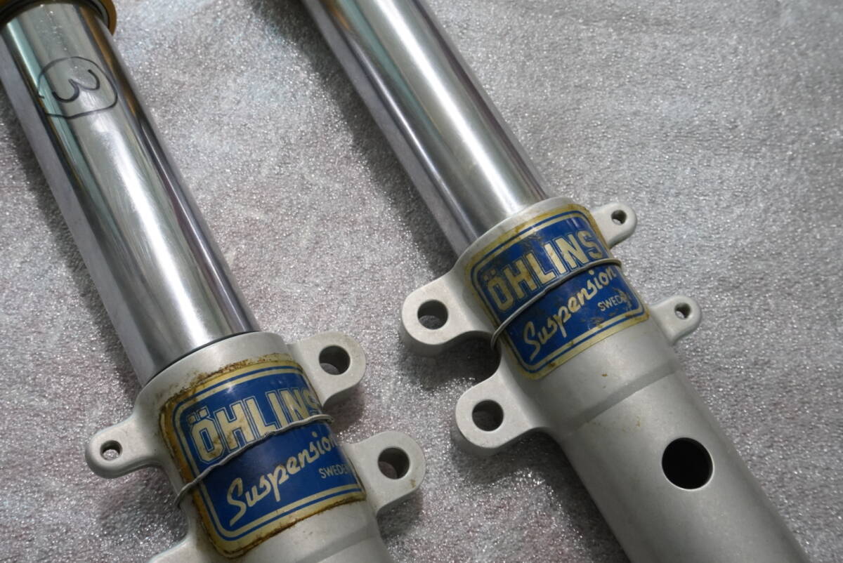 OHLINS オーリンズ フロントフォーク 車種不明 ①51π ②53π ③42π ④25π 【ジャンク品】_画像7