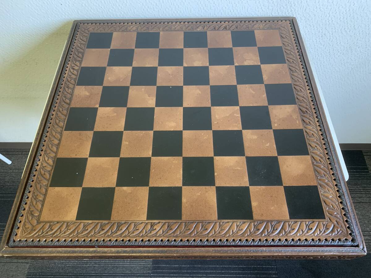 チェス 盤セット 金属製チェス レトロ アンティーク ヴィンテージ 62×62×6 400g/1駒あたり_画像7