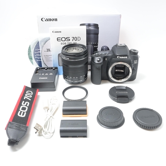 キヤノン Canon EOS70D レンズキット EF-S18-135mm F3.5-5.6 IS STM 付属_画像1