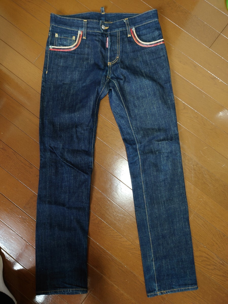 ディースクエアード DSQUARED デニム size44 インディゴデニムの画像1