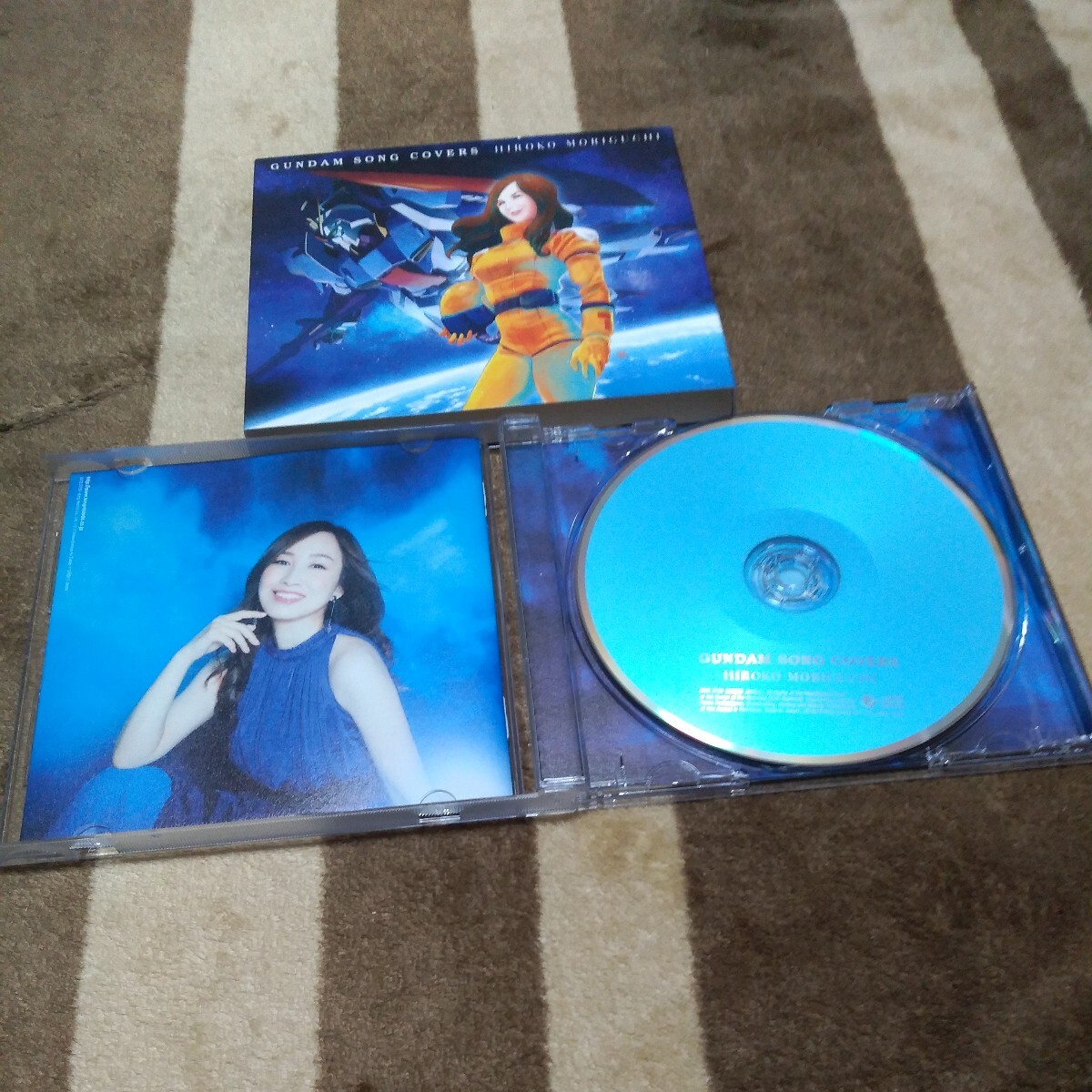 森口博子 CD GUNDAM SONG COVERS 初回限定盤 レア 貴重 ガンダムの画像3