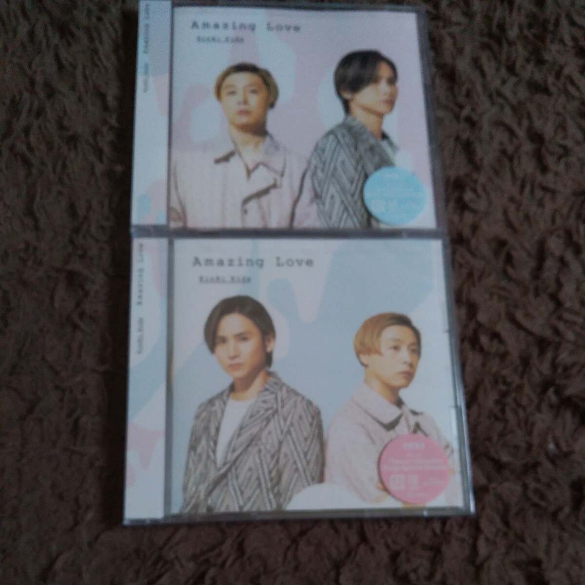 新品 未開封 KinKi Kids CD 2点セット Amazing Love 初回限定盤A(CD+Blu-ray)/B(CD+Blu-ray) 堂本光一 堂本剛 _画像1