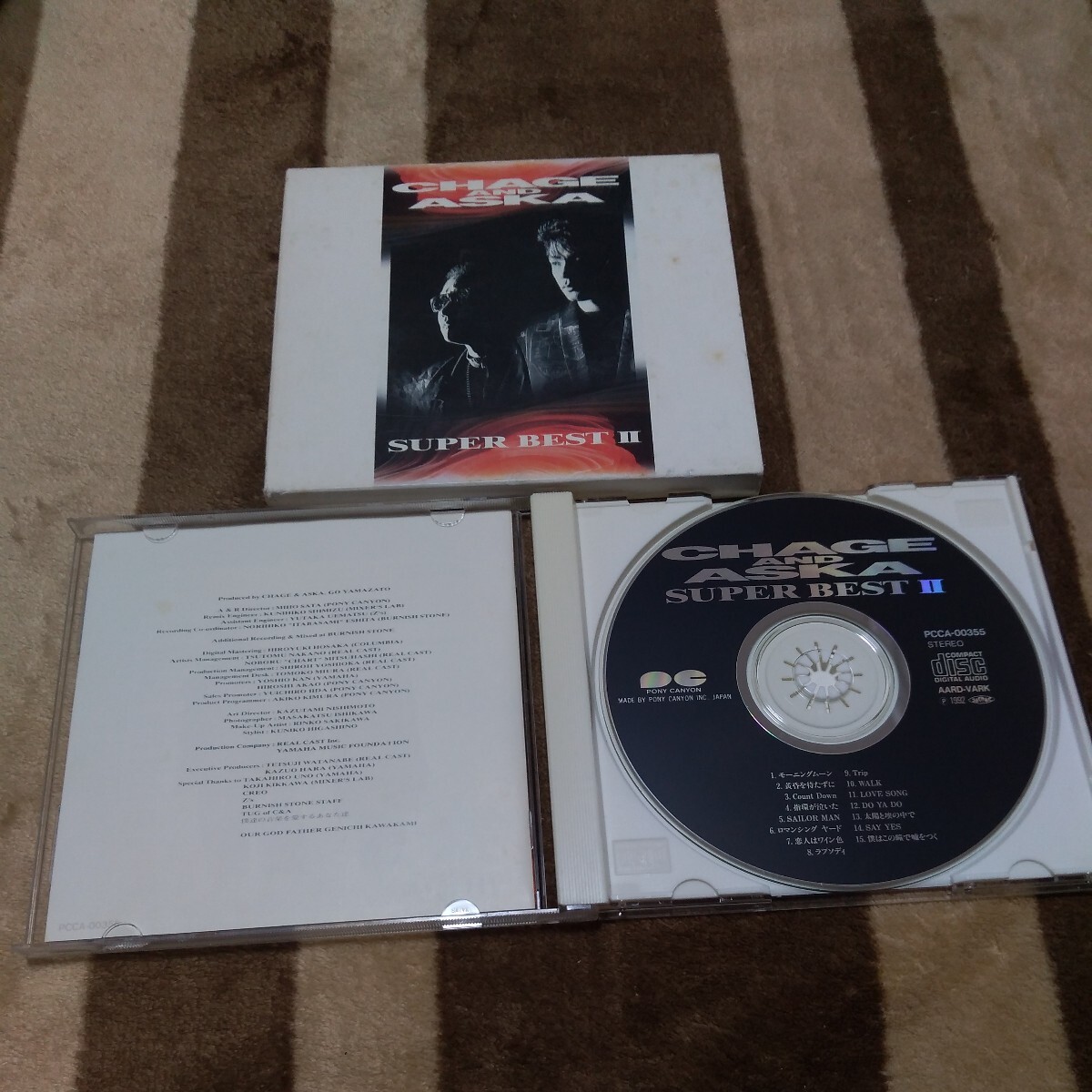 CHAGE and ASKA SUPER BEST II チャゲ&飛鳥 スーパーベストII CD ベスト アルバム チャゲアス_画像3