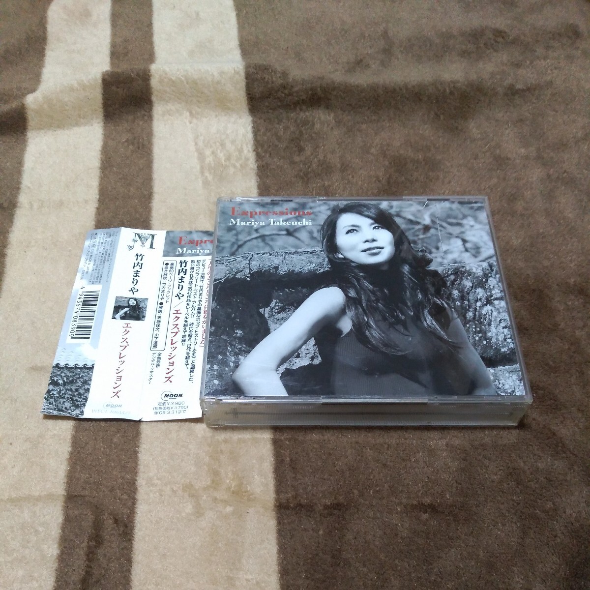 3枚組CD:竹内まりや / Expressions(エクスプレッションズ) 通常盤 / ワーナーミュージック(WPCL-10615-7) ベストアルバム 帯付き_画像1