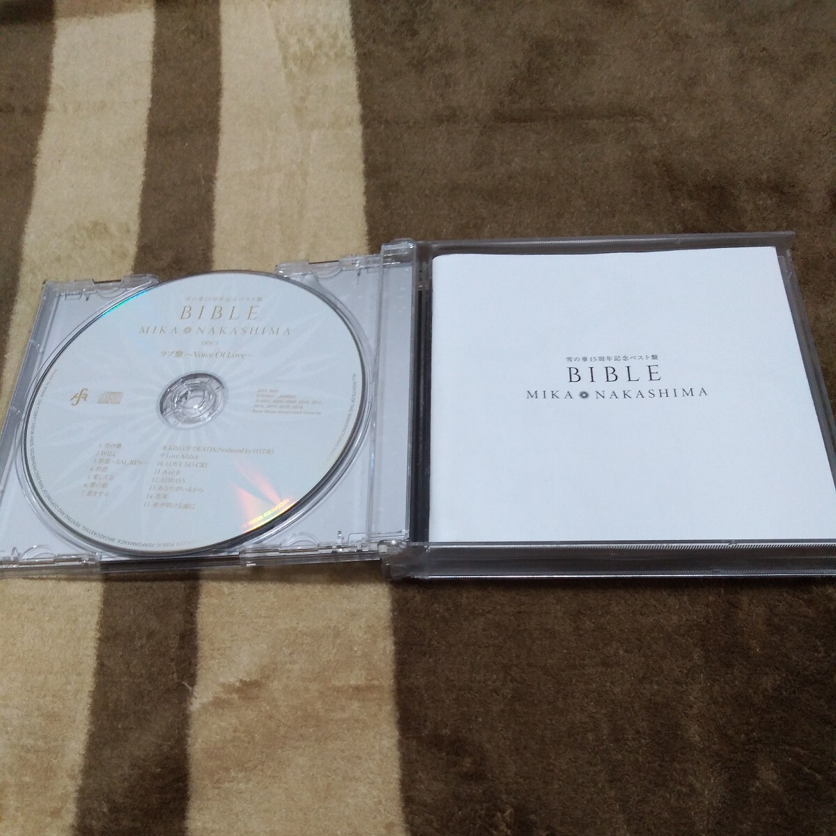 中島美嘉　雪の華15周年記念ベスト盤　BIBLE　通常盤　3CD ベスト アルバム_画像3