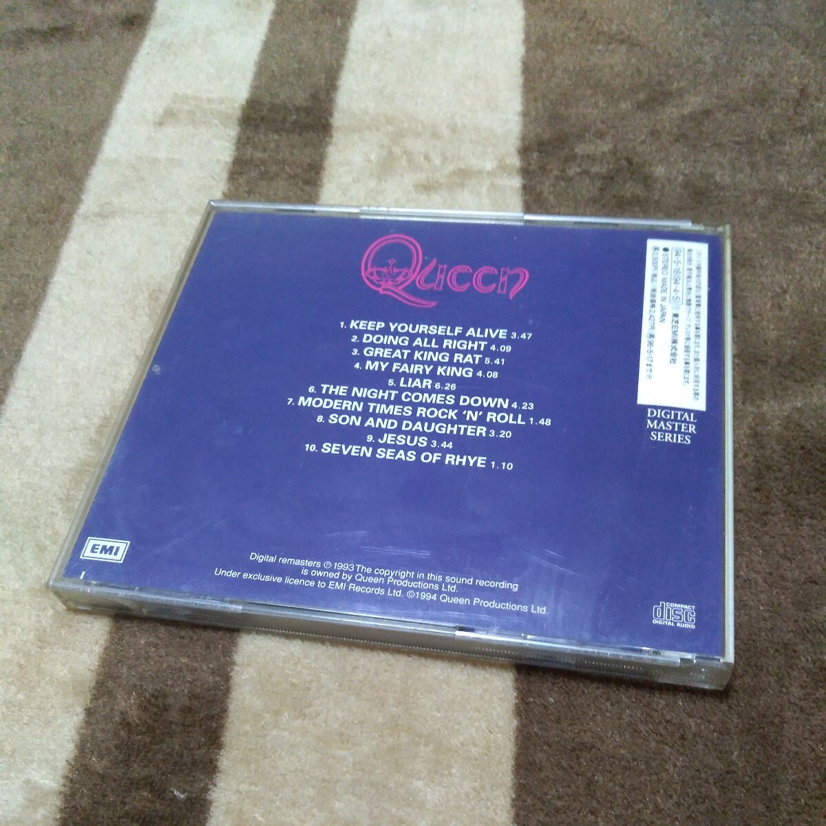 デジタル・リマスター CD/QUEEN/クイーン/戦慄の王女 _画像2