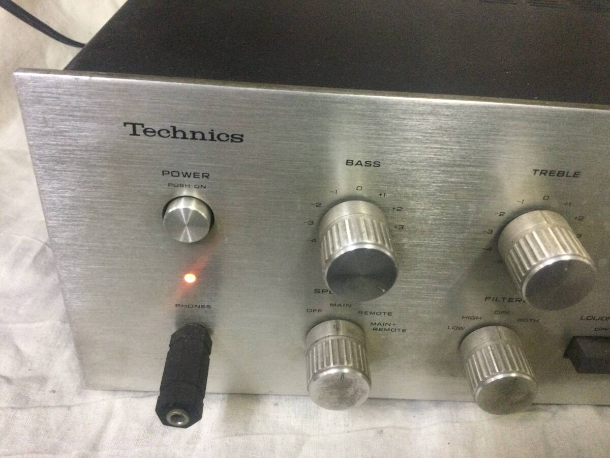 テクニクスアンプ SU3000 古いものです 電源入ります 音も出ます 接触不良あります の画像5