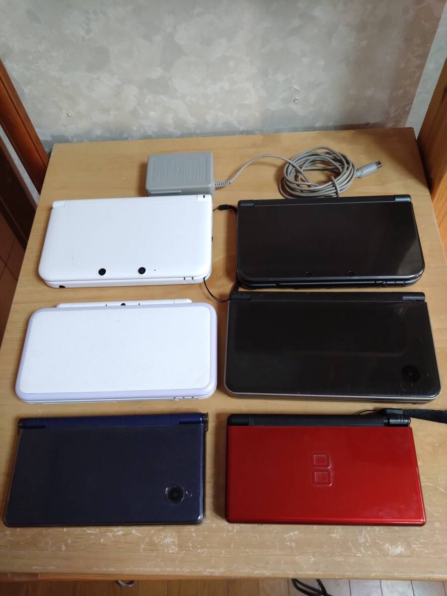 ニンテンドー　3DS LL DSi lite 6台　アダプタ　ソフト5枚　詰め合わせ　動作確認済み