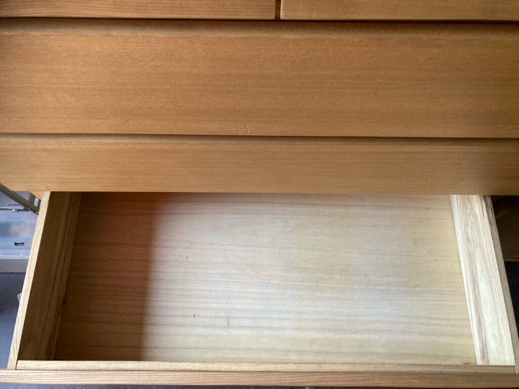 ① Muji Ryohin chest chest natural tree storage furniture MUJI natural Japanese ash 