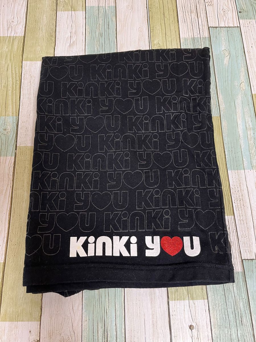 Tシャツ　KinKi Kids KinKi you 緊急ツアーTシャツ 堂本光一 堂本剛　キンキキッズ ブラック 半袖