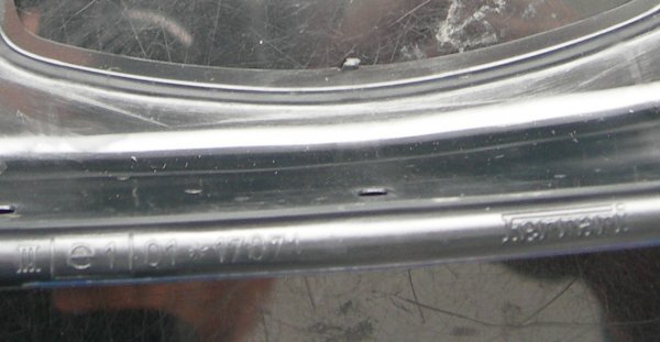 *BMW E24 633 635csi door mirror right * plastic frame new goods * chrome mirror * protecting case *