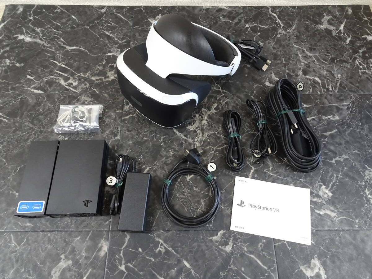 【PS4周辺】PlayStation VR (PS VR) CUHJ-16000 (ソニー・インタラクティブエンタテインメント) 中古_画像5