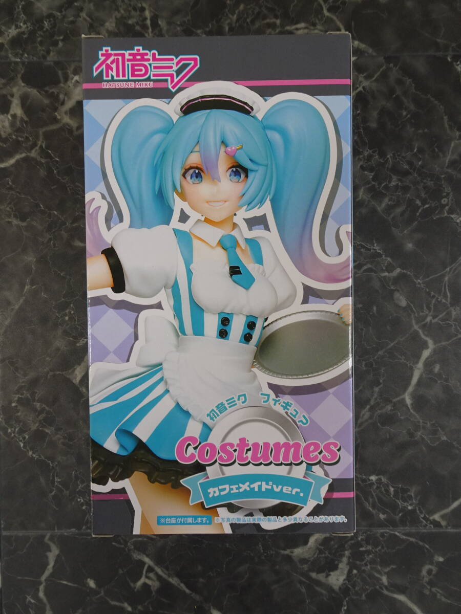 【タイトー】初音ミク フィギュア Costumes カフェメイド ver. 未開封品_画像2