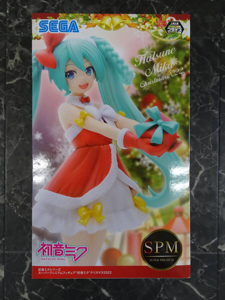 【タイトー】初音ミクシリーズ　スーパープレミアムフィギュア 初音ミク クリスマス2022 未開封品_画像1