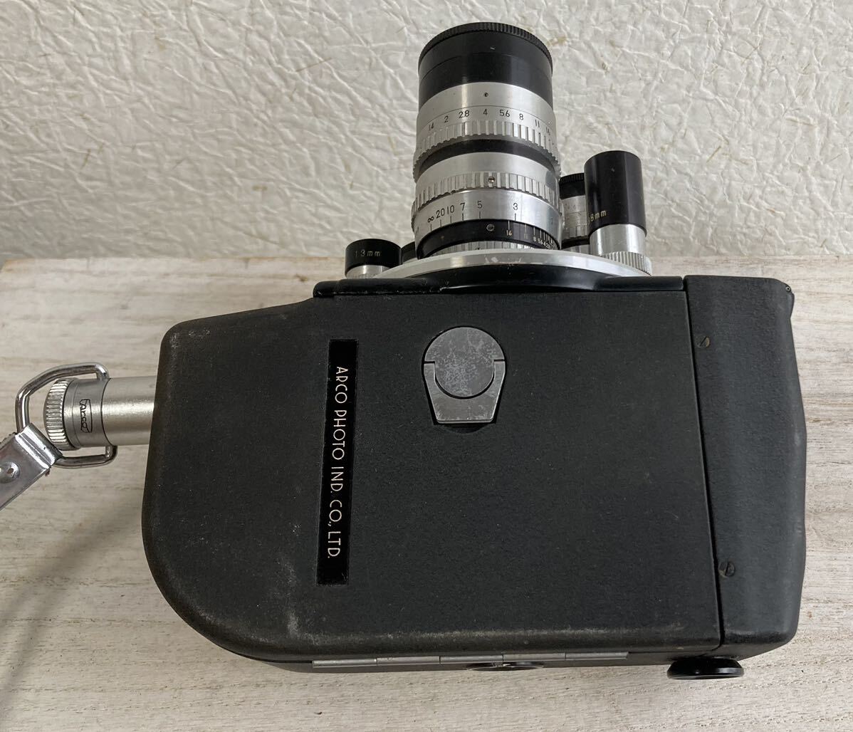 *arukoARCO PHOTO MODEL CR-8 8 millimeter camera film camera operation not yet verification Junk *