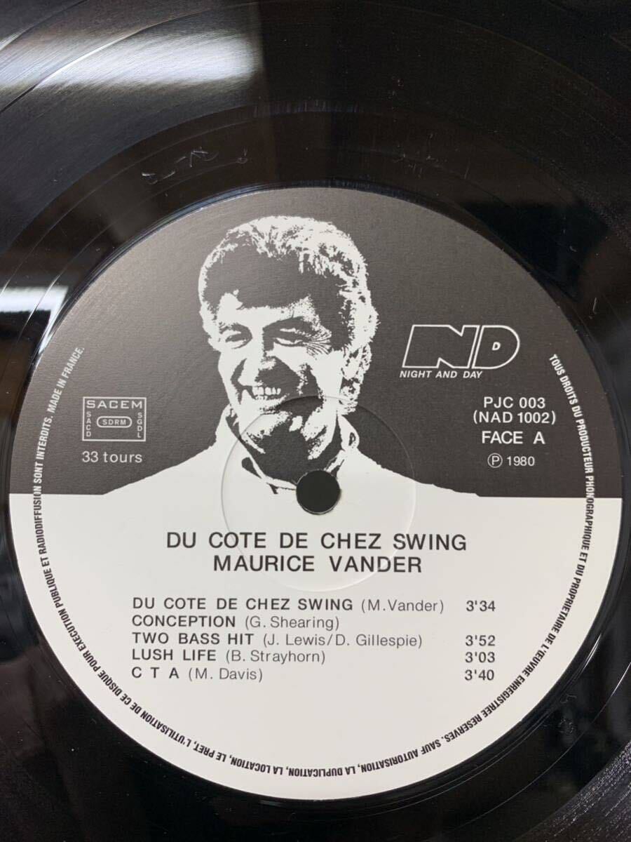 Maurice Vander Trio Du Cote De Chez Swing Paris Jazz Corner Productions PJC 003 (NAD 1002)_画像3