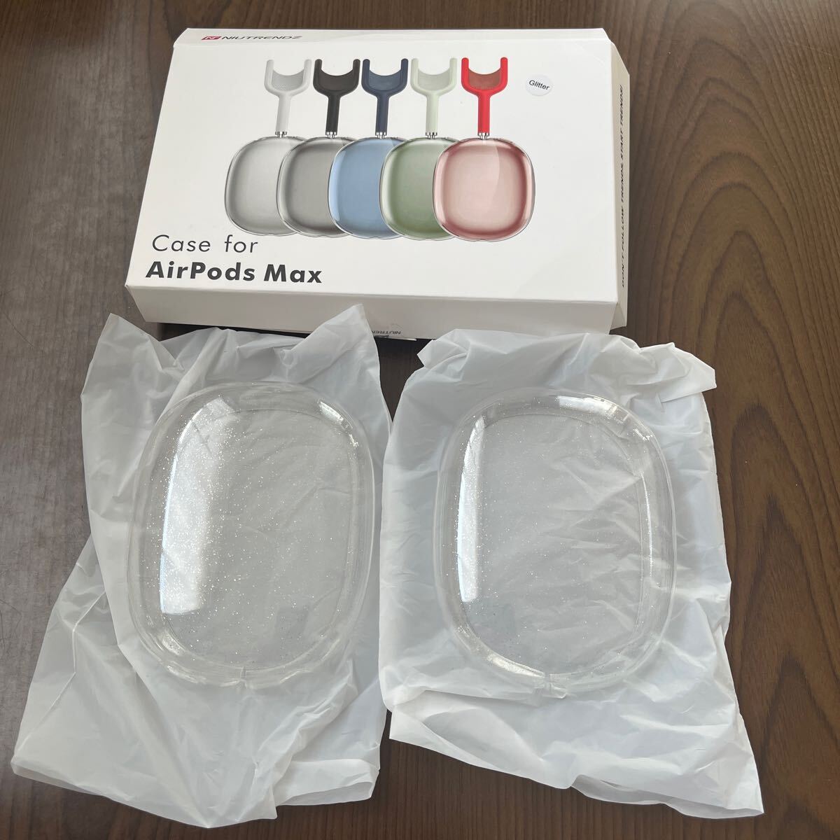 603p1116☆ NIUTRENDZ AirPods Max カバー クリア ケース ソフト TPU 保護イヤーカップ カバー アクセサリー 