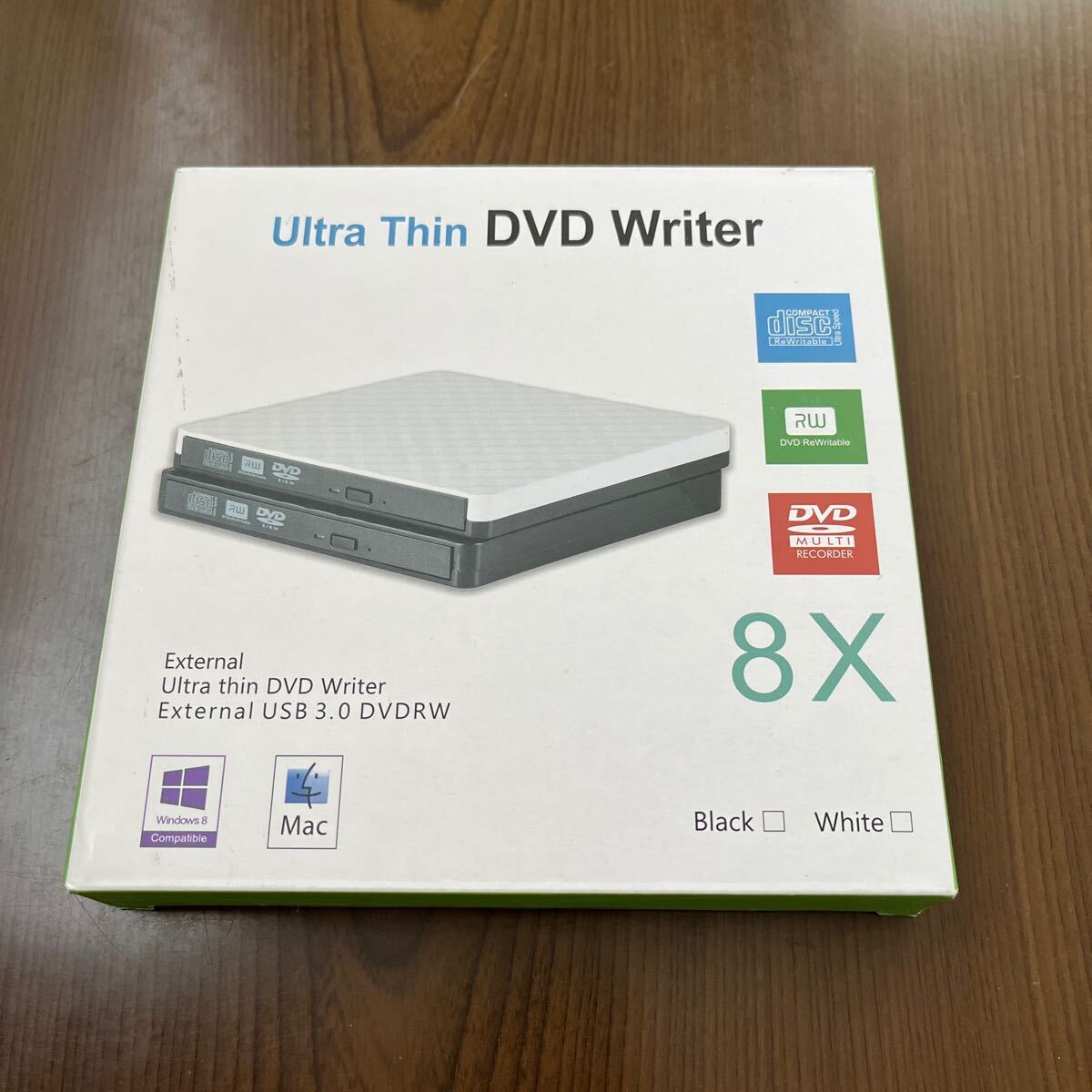 603p1809☆ DVDドライブ 外付け USB 3.0 typeC/USBポート CD/DVD読取・書込 ポータブルドライブ　