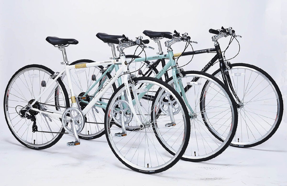 送料無料 クロスバイク 700C サイクリング 自転車 シマノ製7段変速ギア エアロリム 前輪クイックレリーズ PL保険加入 ホワイト 新品_お届けは一番手間のホワイトです