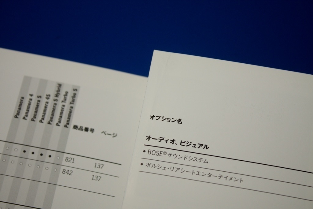 ★2012年モデル ポルシェパナメーラ 厚口カタログ+価格表2冊セット (ポルシェジャパン発行日本語版) Porsche 970 Panamera/4/S/4S/Turboの画像10