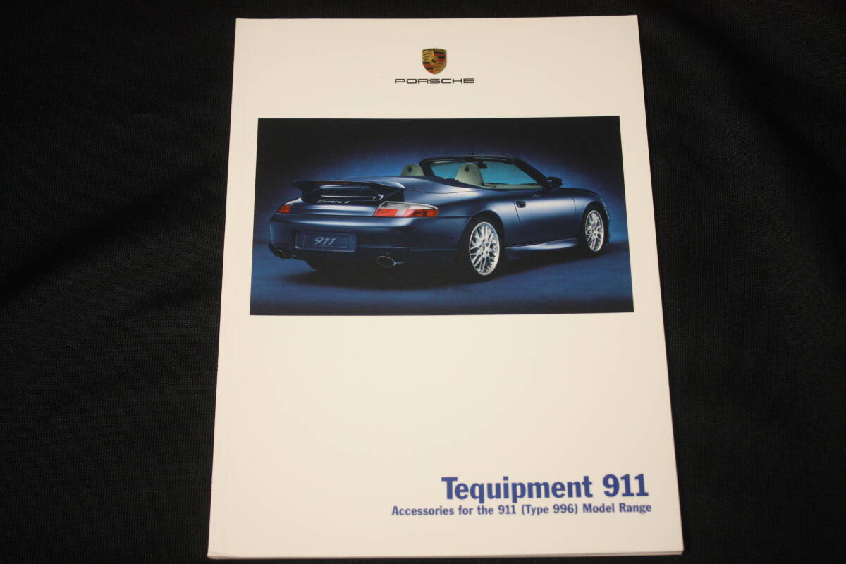 ★2001年モデル ポルシェ Tequipment 911カタログ(日本語版) Porsche996前期カレラ/C4/カブリオレ/GT3 テクイップメントオプションパーツの画像1