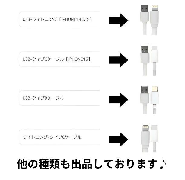 ライトニングケーブル1m100本iPhone充電器iPhone充電ケーブルまとめ売りスマホ純正品質セット売りスマートフォンUSB-ライトニングケーブル_画像4