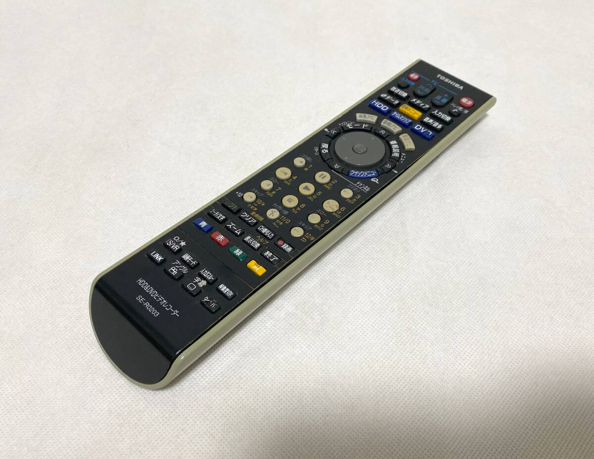 【東芝/TOSHIBA】SE-R0203 RD-X6/RD-T1/RD-XD91/RD-XD71用リモコン レコーダー用リモコン_画像1