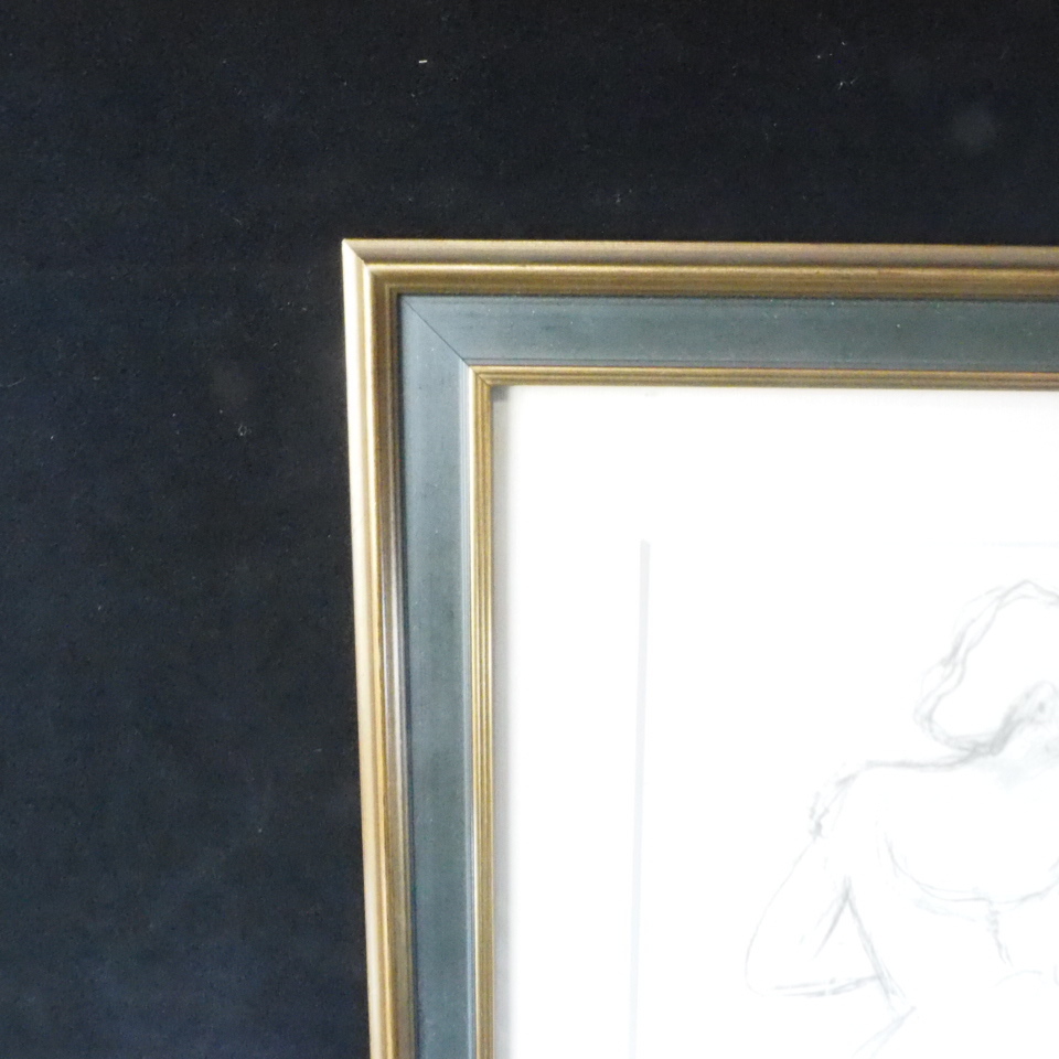 絵画の表現と雰囲気が素晴らし！ Orgas『バレリーナ』 イラスト プリント画 幅35cm 高さ45cm 厚み2.5cm ZZZ603_画像7