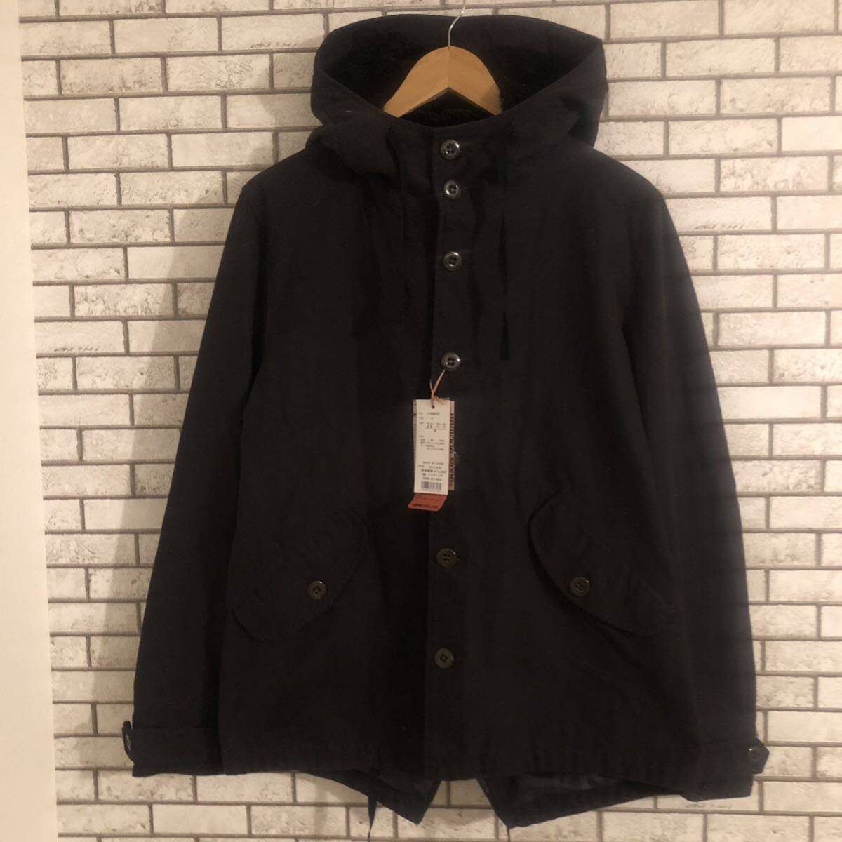 新品未使用品 HERRITAGE STONE ヘリテージストーン ブルゾン M ブラック モッズコート パーカー ジャケット TK H&M ZARA_画像1