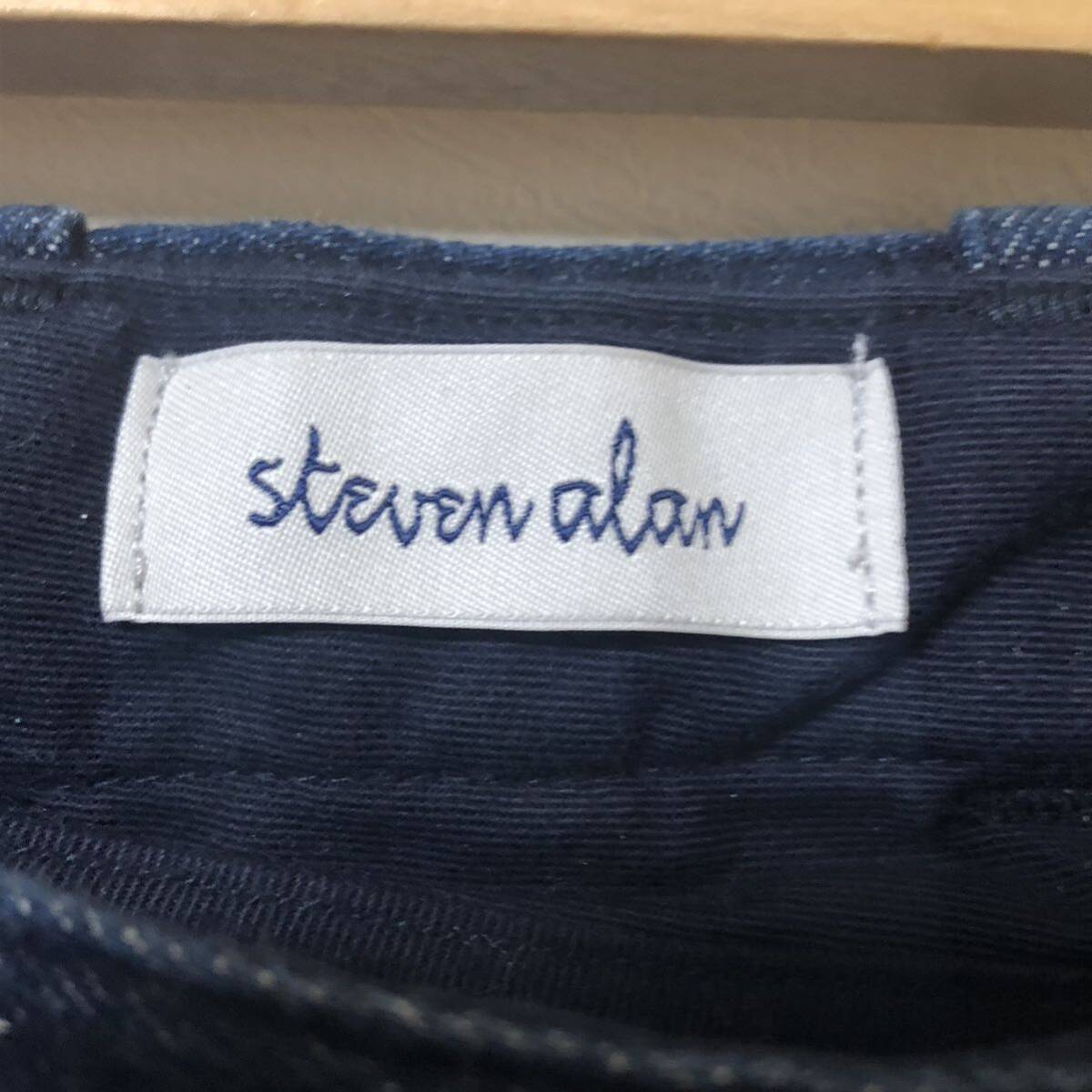 STEVEN ALAN スティーブンアラン ダック入 デニムチノ S デニムパンツ チノパン スラックス ラルフローレン _画像6