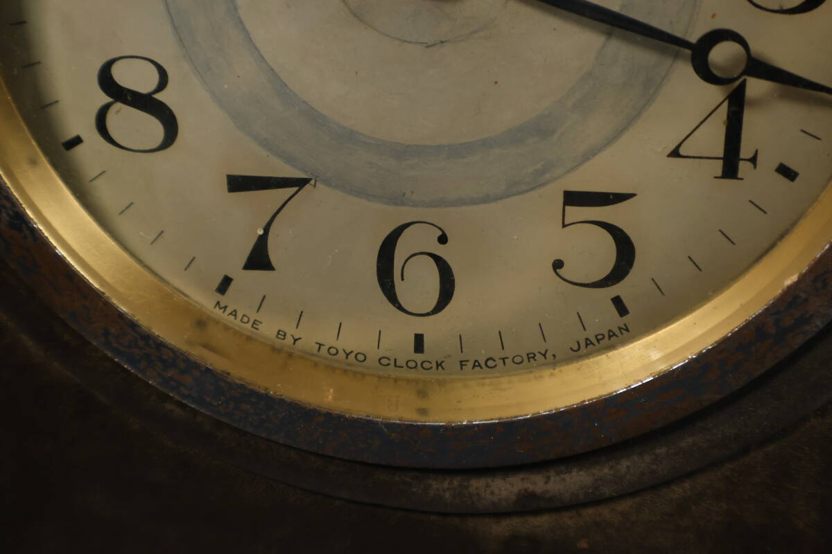 【和】(8906)　時代古作　大正モダン　手巻き置き時計　アールデコ_画像7