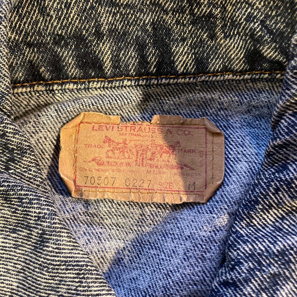 ビンテージ ヴィンテージ リーバイス LEVI'S デニムジャケット トラッカー ジージャン 70507 90s 90年代 USA製 525 _画像3