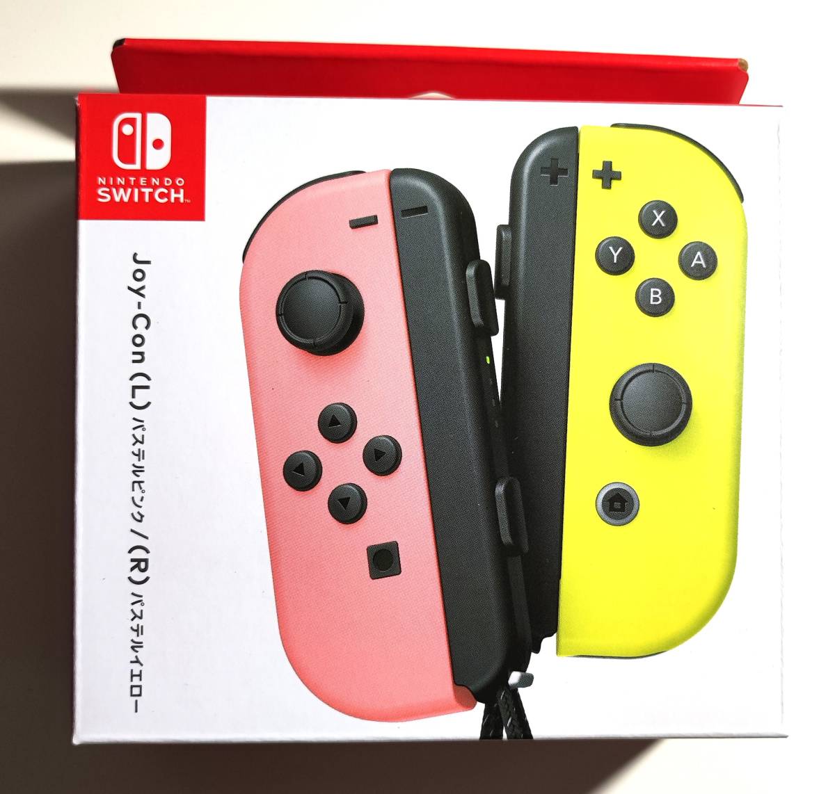Nintendo Switch Joy－Con(L) パステルピンク／(R) パステルイエロー ジョイコン 新品未開封_画像1