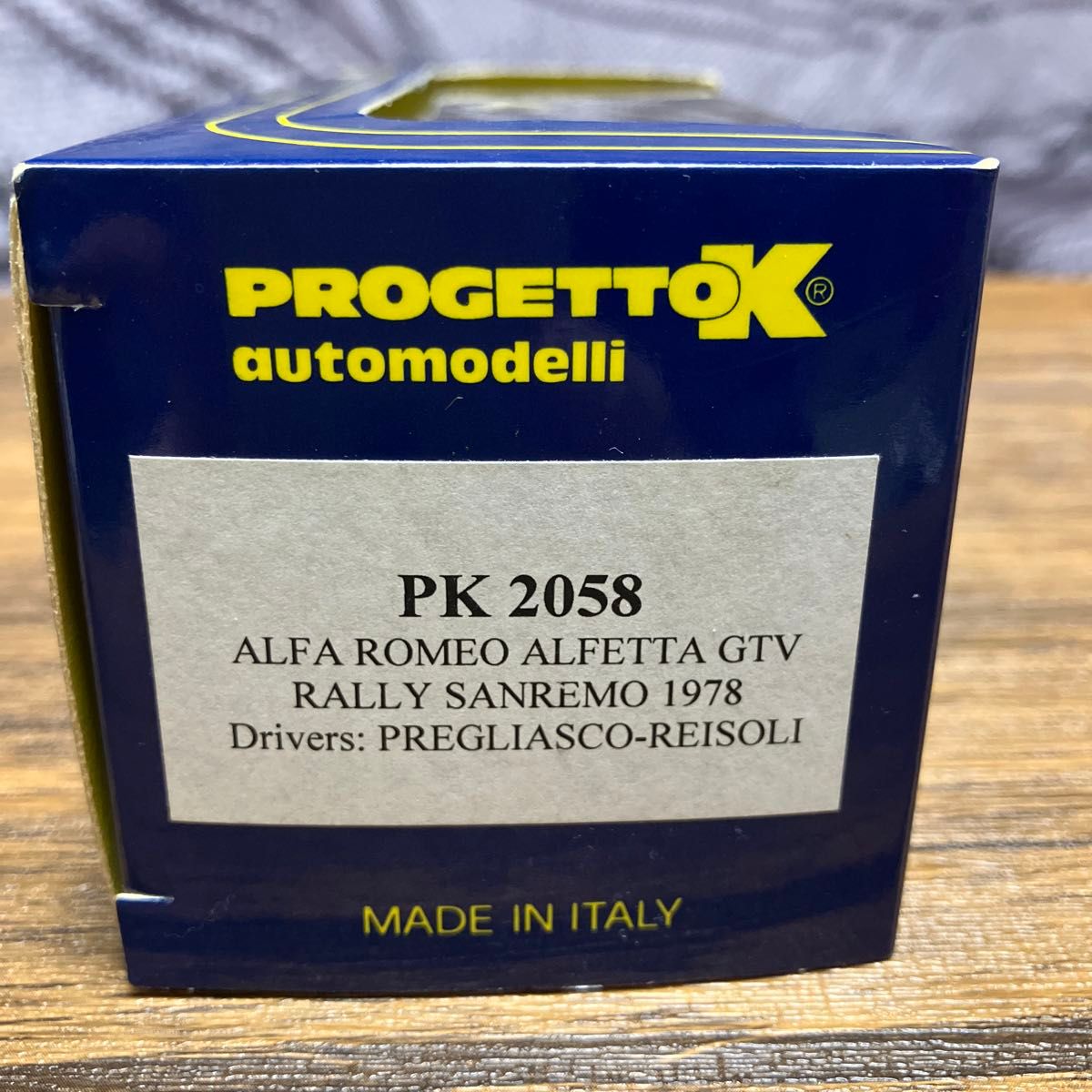 PROGETTO K 1/43 アルファロメオ アルフェッタ GTV RALLY SANREMO 1978 絶版希少 ミニカー