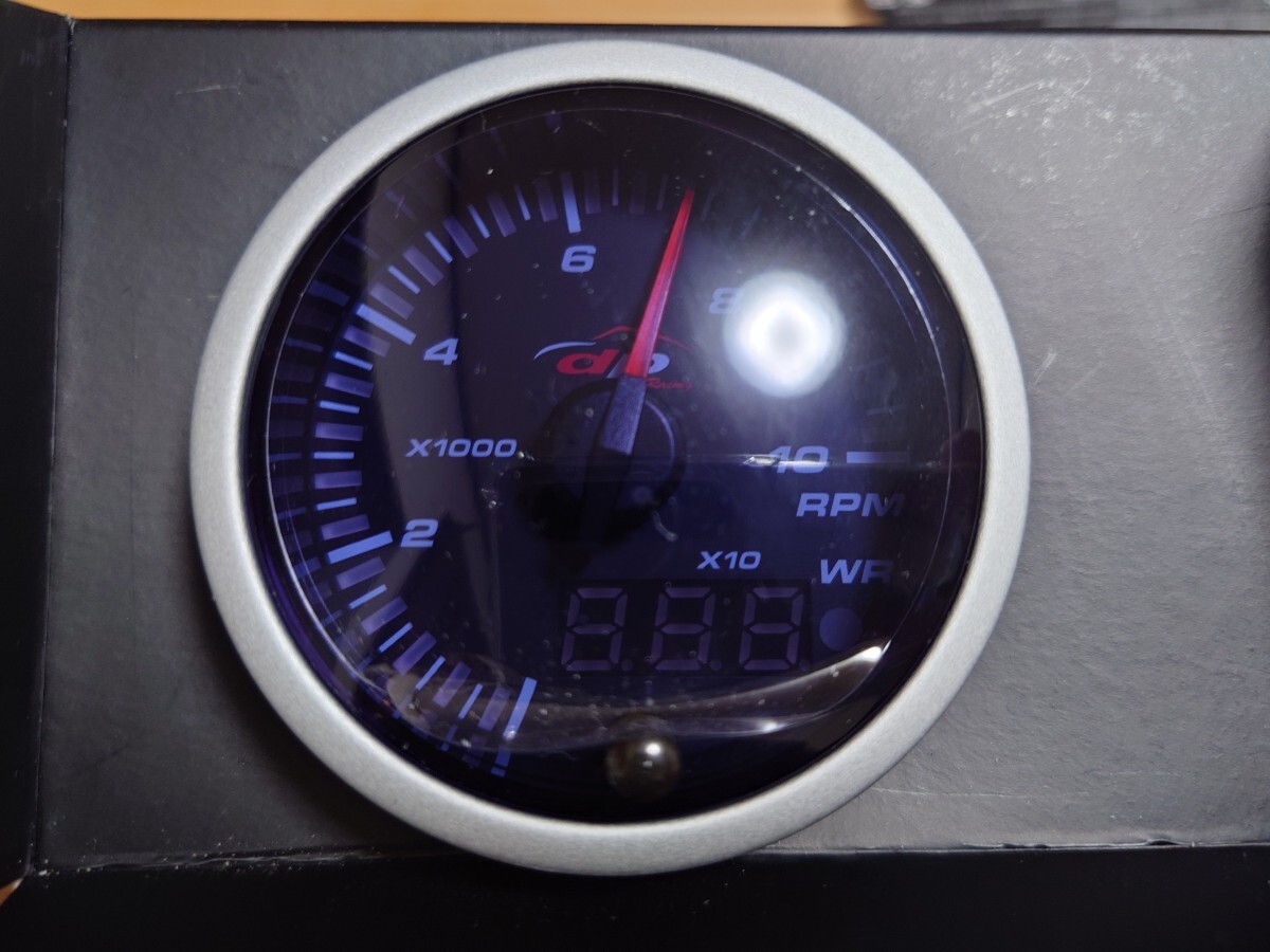 depo racing DUAL WA series digital + analogue tachometer new goods unused goods 
