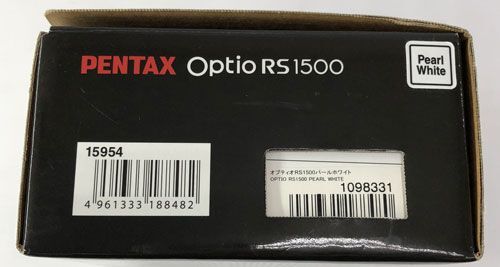 PENTAX RS1500 【コンパクトデジタルカメラ オプティオ】【製造番号 : 1098331】店頭/他モール併売《家電・山城店》A2354_画像7