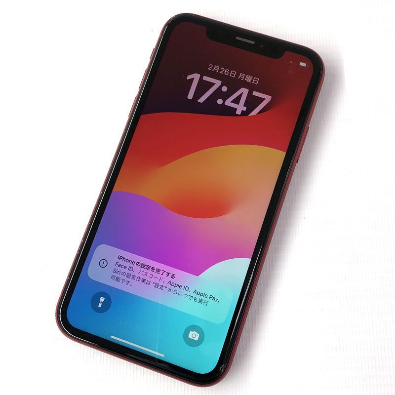 docomo iPhone XR 128GB MT0N2J/A レッド【利用制限:〇】【iOS17.1.2】店頭/他モール併売《スマホ・山城店》A2274_画像1