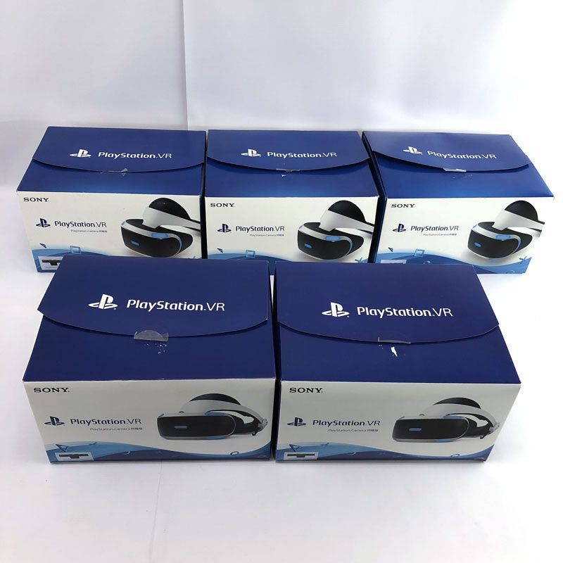 偉大な 《ジャンク》プレイステーションVR CUHJ-16003 2台&CUHJ-16001 3台セット 周辺機器/PS4/PlayStation4/併売《ゲーム・山城店》A2346 PSVR