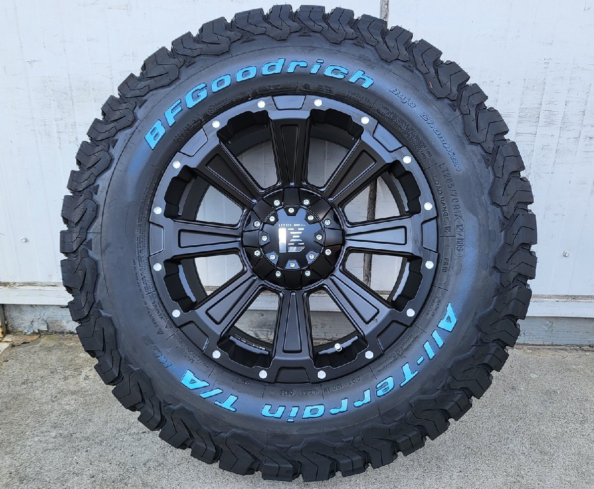 ランクル300 LX600 17インチ タイヤホイール4本セット 1台分 BF Goodrich ALLTERRAIN KO2 265/70R17 DeathRock 夏タイヤ_画像3