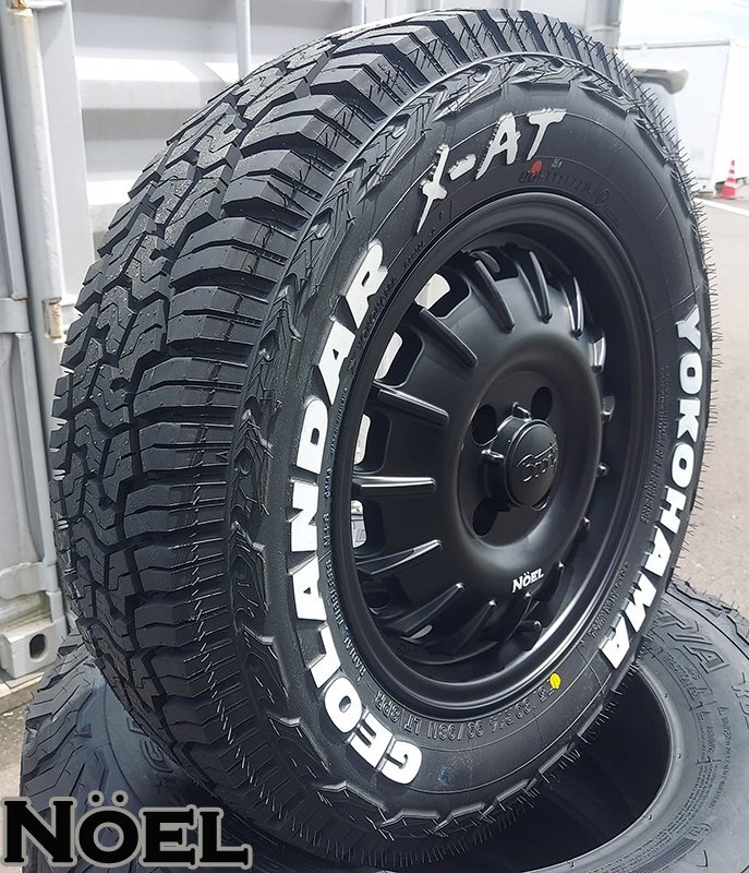 タウンエース ライトエース ヨコハマ XAT YOKOHAMA ジオランダー X-AT G016 165/80R14 ホワイトレター 14インチ タイヤホイールセット_画像7