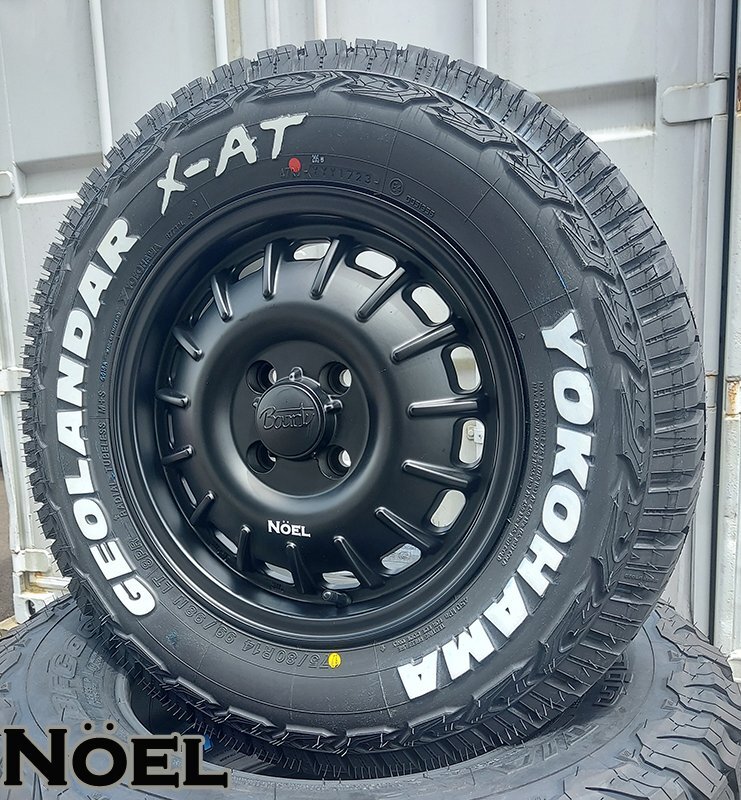 プロボックス YOKOHAMA ヨコハマ ジオランダー X-AT XAT G016 175/80R14 ホワイトレター 14インチ タイヤホイールセット_画像1