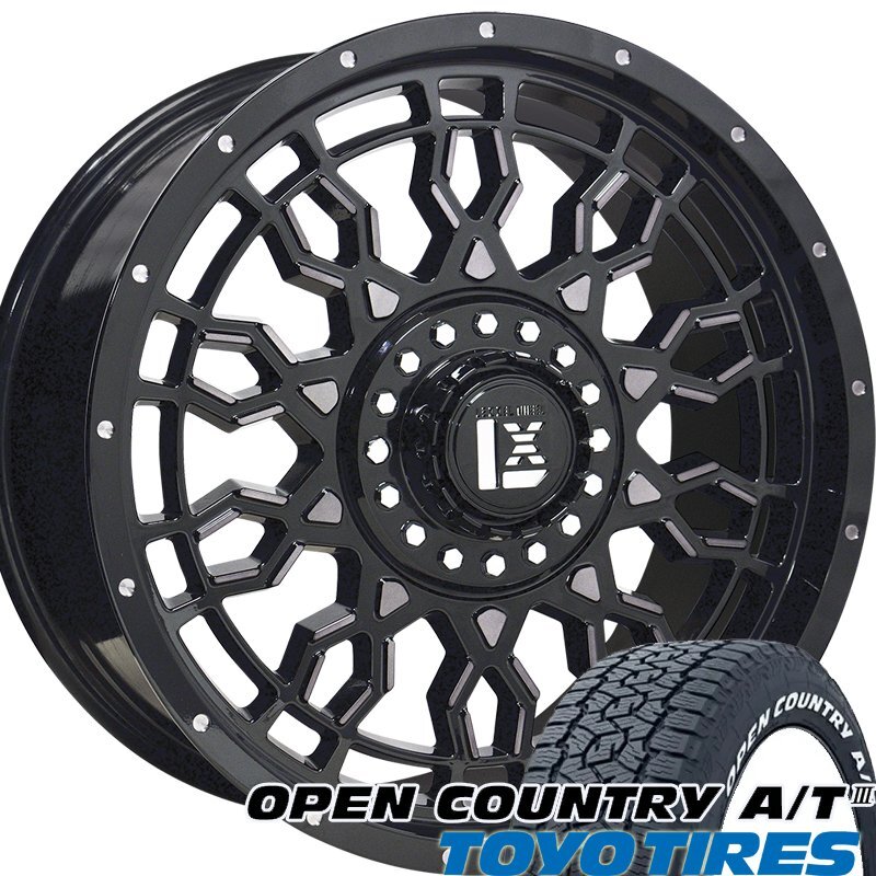 デリカ D5 RAV4 エクストレイル CX8 トーヨー オープンカントリー AT3 225/65R17 235/65R17 245/65R17 LEXXEL PreDator 17インチ_画像1