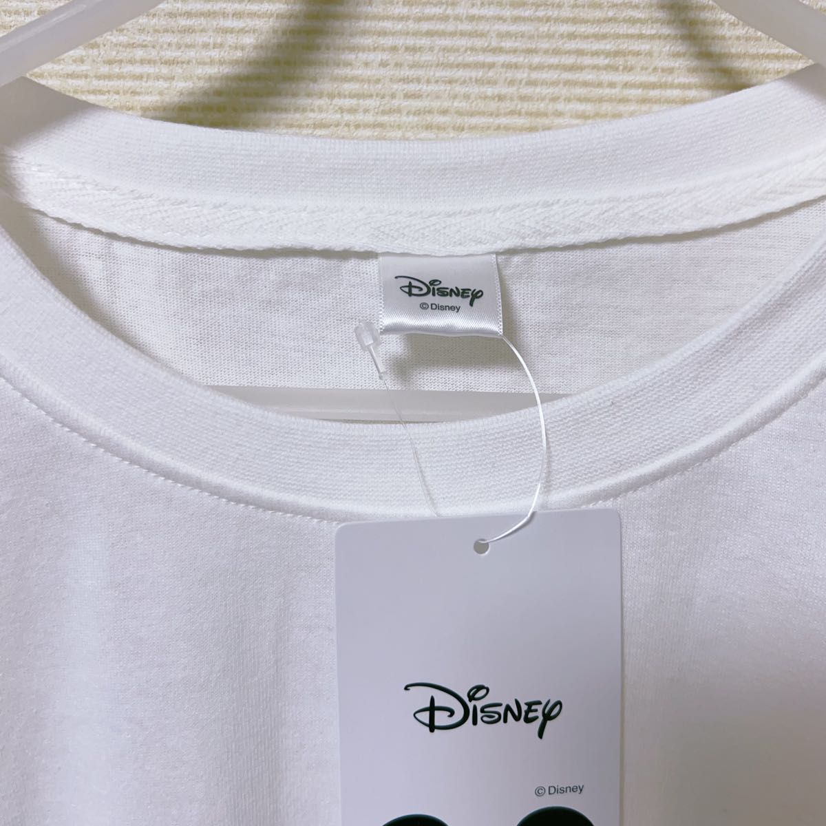 新品タグ付き 大きいサイズ3L ディズニー ミッキー  ロンT 長袖 Tシャツ白