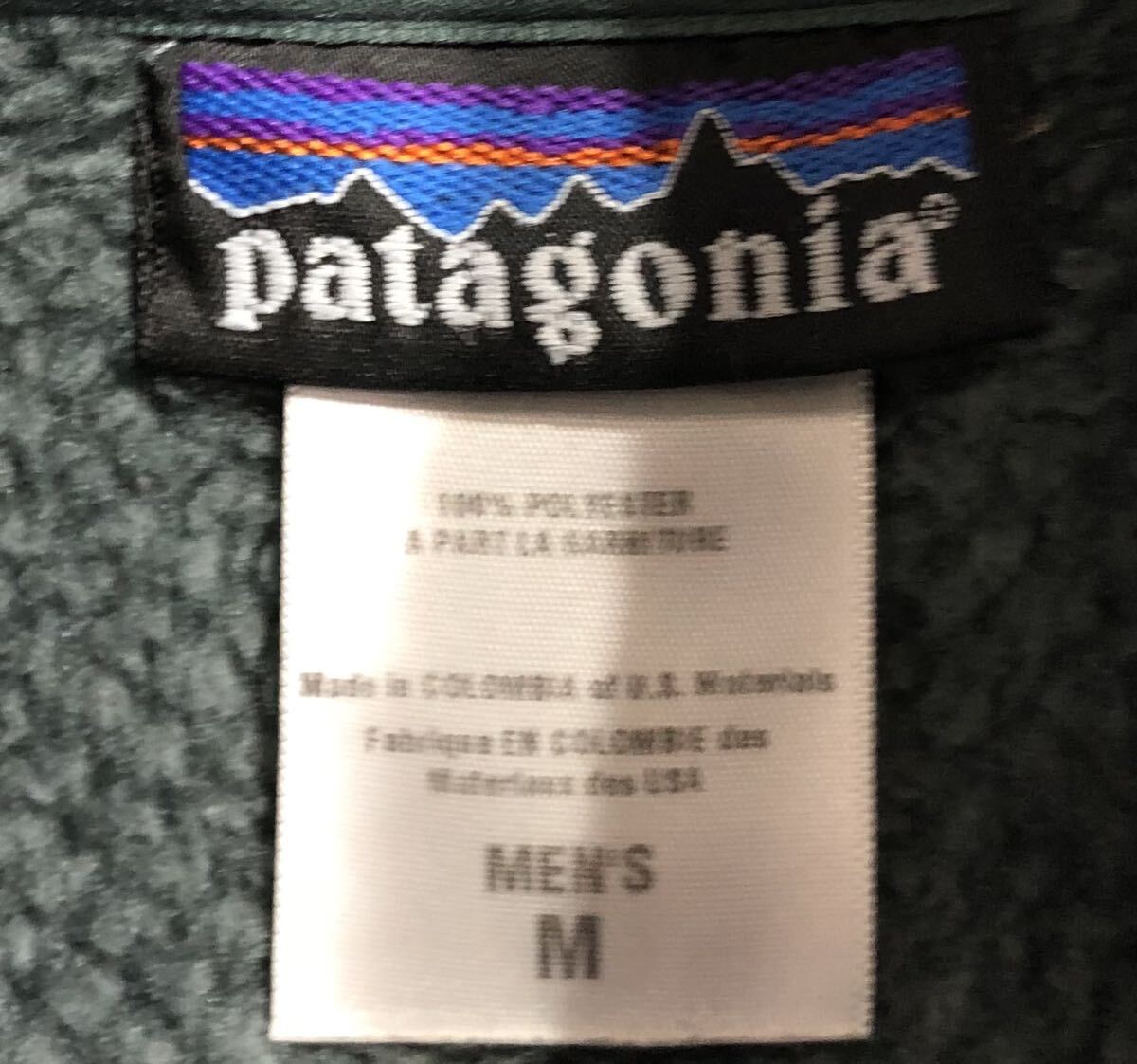 ■ Patagonia パタゴニア ■ ロゴ ラベル R2 レギュレーター フリース ジャケット グレー M_画像4