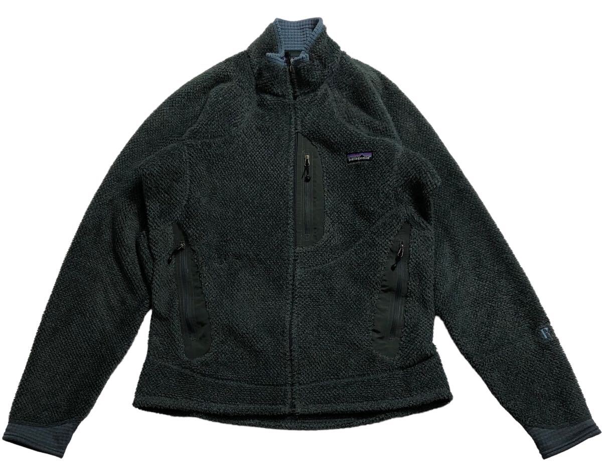 ■ Patagonia パタゴニア ■ ロゴ ラベル R2 レギュレーター フリース ジャケット グレー M_画像2