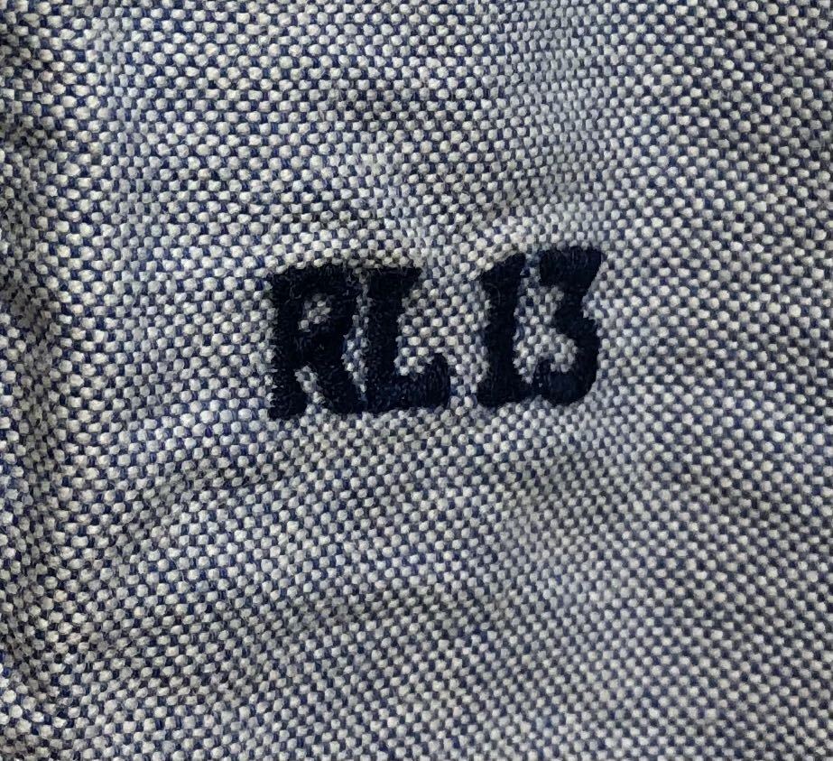 ■ Polo Ralph Lauren ポロ ラルフローレン ■ ポロベア 刺繍 長袖 コットン ボタンダウン シャツ ライトブルー S_画像6