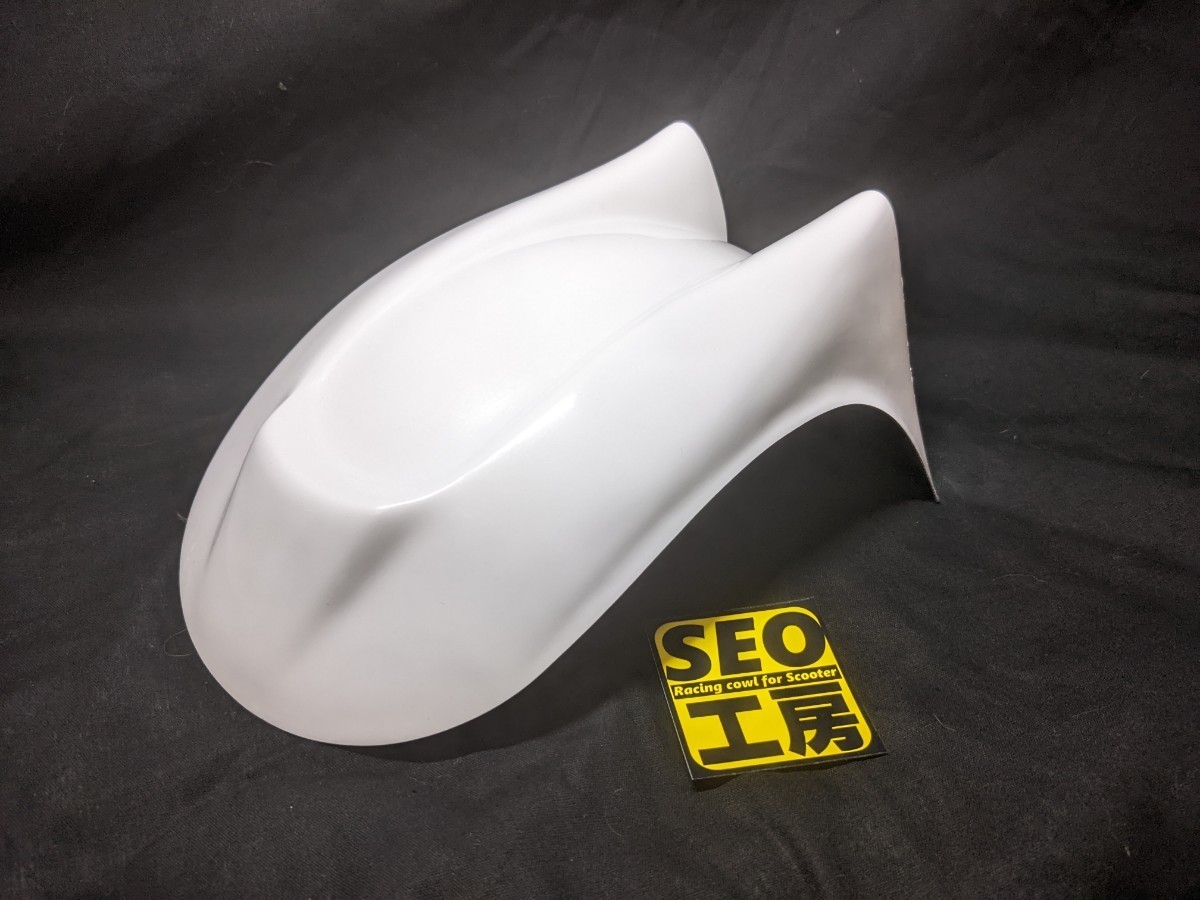 【SEO工房】ヘルメットディフューザー 猫耳 ロータイプ 走り屋 当時物 復刻 helmet diffuser hashiriya_画像1